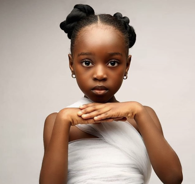 The most beautiful girl in the world 5 years old from Nigeria