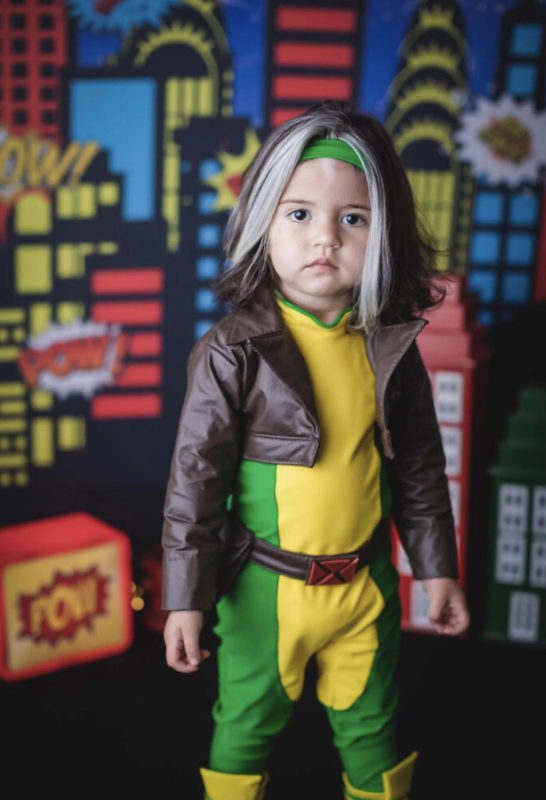 This little atypical with white hair is already three years old. What does she look like now?
