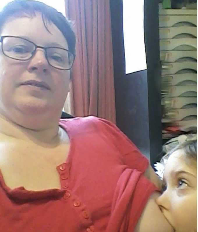 This woman breastfed her youngest daughter until she was 9