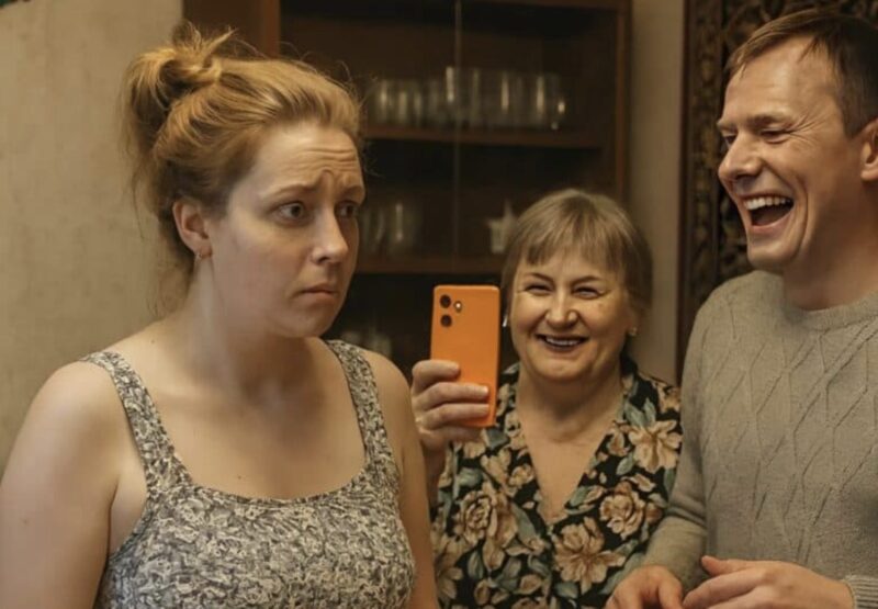Zu meinem Geburtstag schenkte mir mein Mann eine leere Telefonzelle und meine Schwiegermutter filmte meine Reaktion auf ihr brandneues iPhone: Mein Mann lachte, bis ich es wieder zurücklegte.
