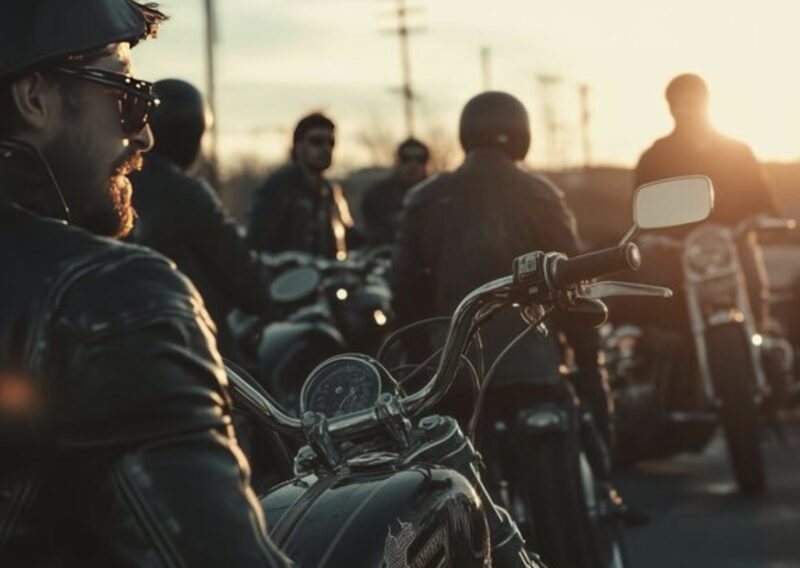 Ein junges Mädchen umarmte unerwartet mitten in ihrer Schule einen Motorradfahrer und überraschte damit alle um sie herum.