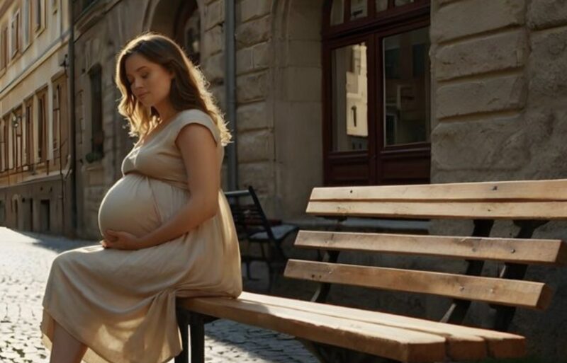Sie erschien im achten Monat schwanger zur Unterzeichnung der Scheidungspapiere… und sah dann am selben Tag zu, wie ihr Mann seine Geliebte heiratete, und lächelte, als hätte sie alles verloren…