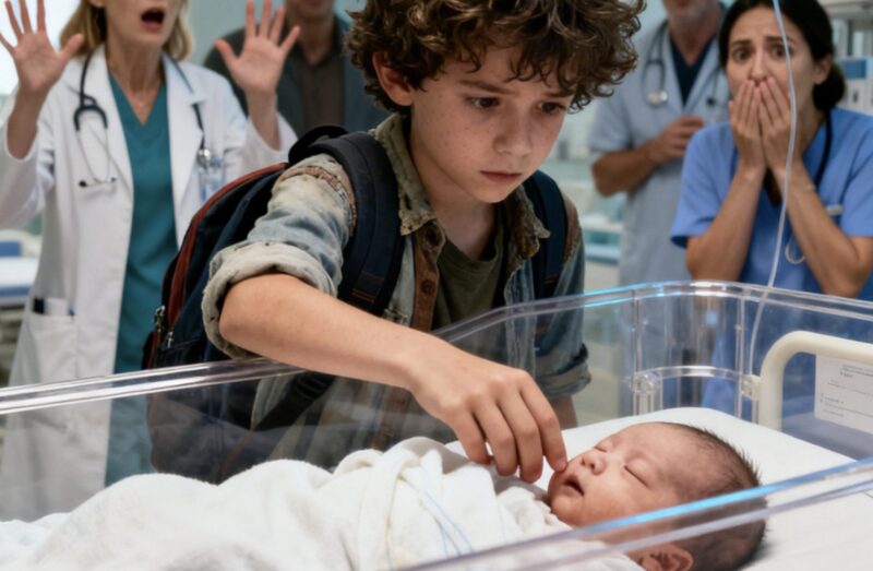 Acht Top-Ärzte hatten die Bemühungen aufgegeben, das Baby eines Milliardärs zu retten… bis ein obdachloser Junge das eine Detail bemerkte, das allen anderen entgangen war.