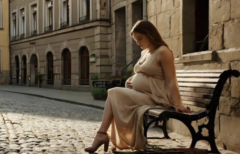 Sie erschien im achten Monat schwanger zur Unterzeichnung der Scheidungspapiere… und sah dann am selben Tag zu, wie ihr Mann seine Geliebte heiratete, und lächelte, als hätte sie alles verloren…