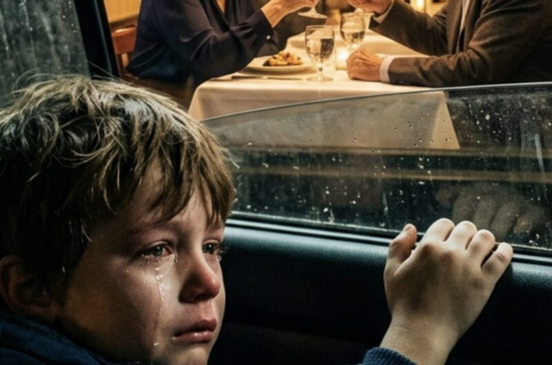 Mein achtjähriger Sohn kam nach Hause, umarmte mich und flüsterte: „Sie waren im Restaurant essen, während ich zwei Stunden im Auto gewartet habe.“ Ich fragte nicht weiter nach. Ich schnappte mir einfach meine Schlüssel, fuhr zum Haus der Eltern, ging hinein und tat, ohne lange zu überlegen …