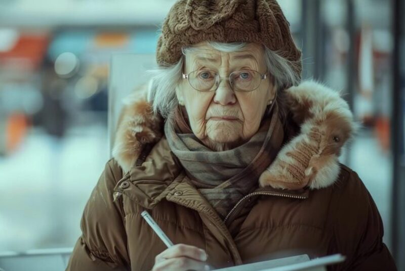 „Ich möchte nur meinen Kontostand prüfen“, sagte die 90-jährige Frau – der Banker grinste… bis die Wahrheit den Raum verstummen ließ.