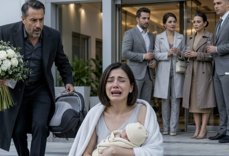 Ich fand meine Nichte barfuß vor dem Krankenhaus, sie umarmte ihr Neugeborenes, und als sie mir die Nachricht „Das Haus gehört dir nicht mehr“ zeigte, begriff ich, dass ihr Mann sie nicht verlassen hatte: Er hatte ihr eine grausame Falle gestellt.