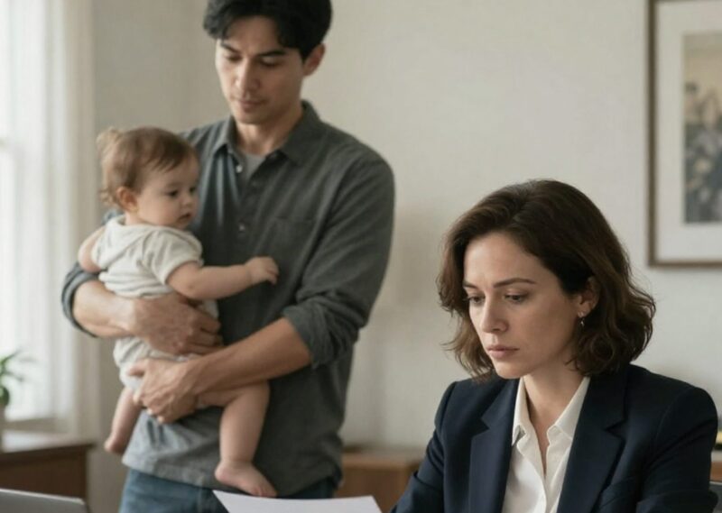 4:30 Uhr morgens – Mein Mann kam endlich nach Hause. Ich war allein, hielt unser zwei Monate altes Baby im Arm und kochte für seine ganze Familie. „Scheidung“, sagte er. Ich weinte nicht und widersprach auch nicht – ich drückte mein Kind nur fester an mich, packte einen Koffer und ging hinaus. Sie ahnten nicht, was als Nächstes passieren würde.