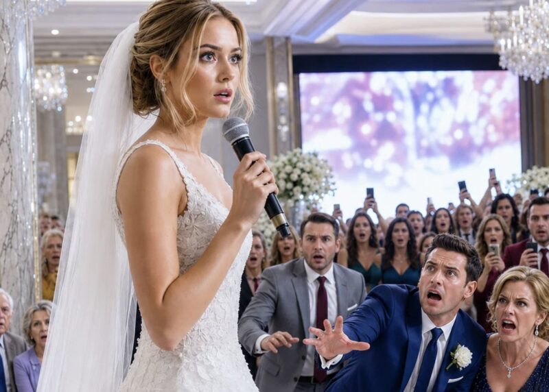 Fünfzehn Minuten vor meiner Hochzeit saßen meine Eltern hinter einer Säule auf zwei billigen Plastikstühlen, während die reiche Familie meines Verlobten die erste Reihe wie ein Königshaus füllte. Meine Mutter flüsterte: „Mach dir den Tag nicht kaputt, Liebling.“ Doch mir wurde eiskalt.