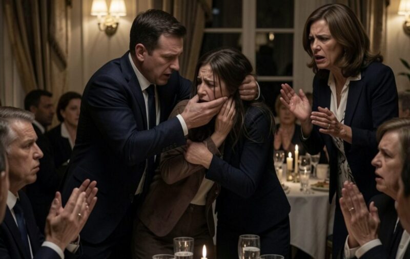 På en restaurang med folk slog min svärson min dotter i håret och förödmjukade henne inför alla.
