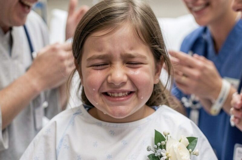 Die Klassenkameraden meiner Tochter veranstalteten den Abschlussball in ihrem Krankenzimmer, weil sie aufgrund ihrer Krankheit nicht teilnehmen konnte – dann überreichte mir einer von ihnen einen Umschlag und sagte: „Hier ist der wahre Grund, warum wir hier sind.“