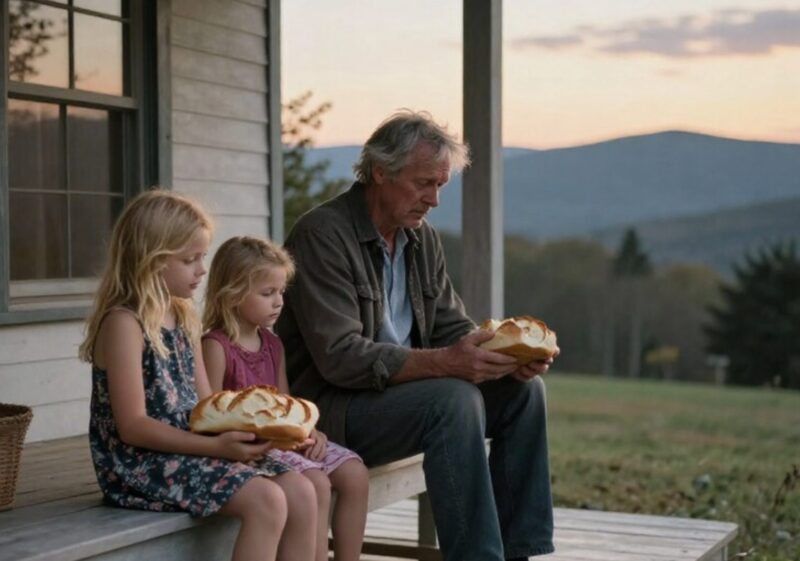 TEIL 3: Ich dachte, ich fahre zum Berghaus meiner verstorbenen Frau, um sie endlich loszulassen. Stattdessen fand ich zwei verlassene Zwillingsmädchen barfuß auf der Veranda, die altes Brot umklammerten, als wäre es das Letzte, was sie am Leben hielt.